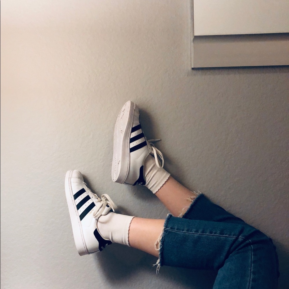 *SOLD*Adidas Superstars Barely Worn/**SOLD**